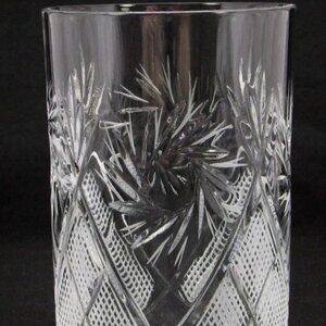 Russian Vintage Crystal Tea Glass 8.5 Oz for Folder Podstakannik